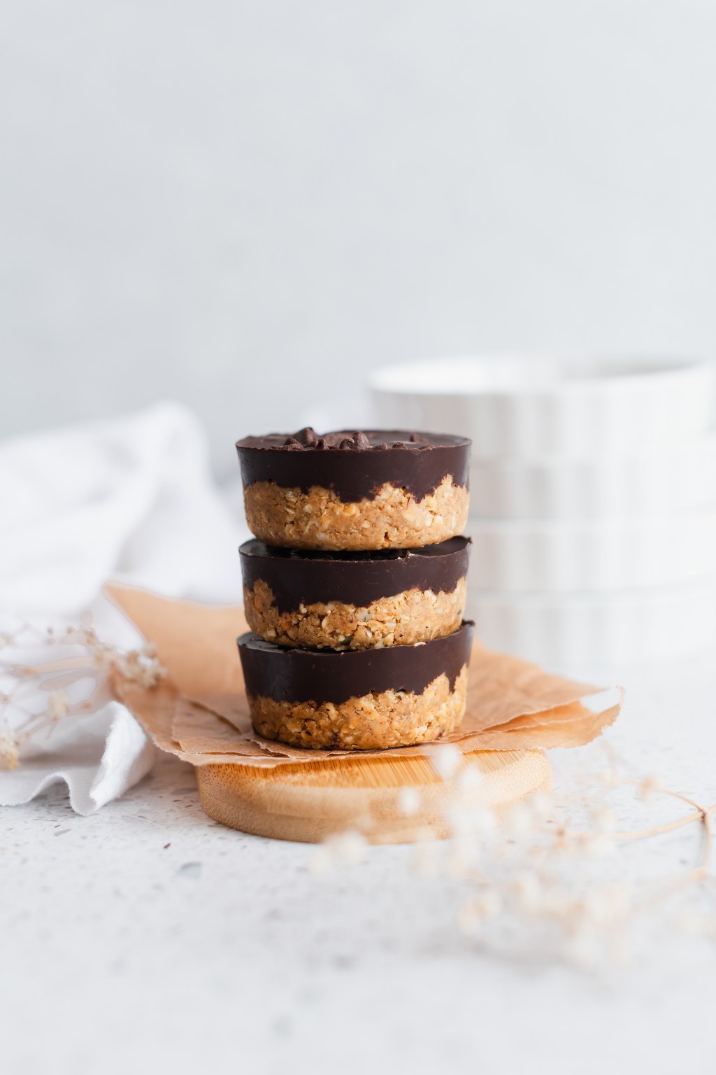 Rondelles au chocolat et beurre d&rsquo;arachides bourrées de&nbsp;protéines